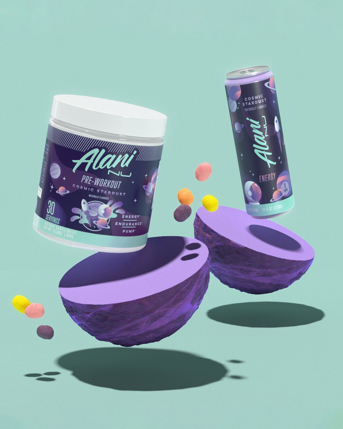 Alani Nu Pre-Workout - Cosmic Stardust H2 - image 4
