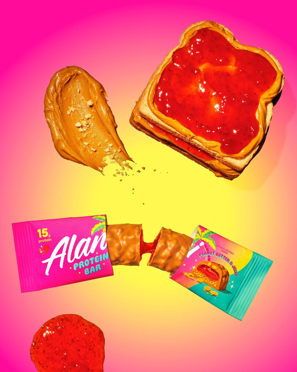 Alani Nu Protein Bar - Peanut Butter & Jelly O2 - image 7