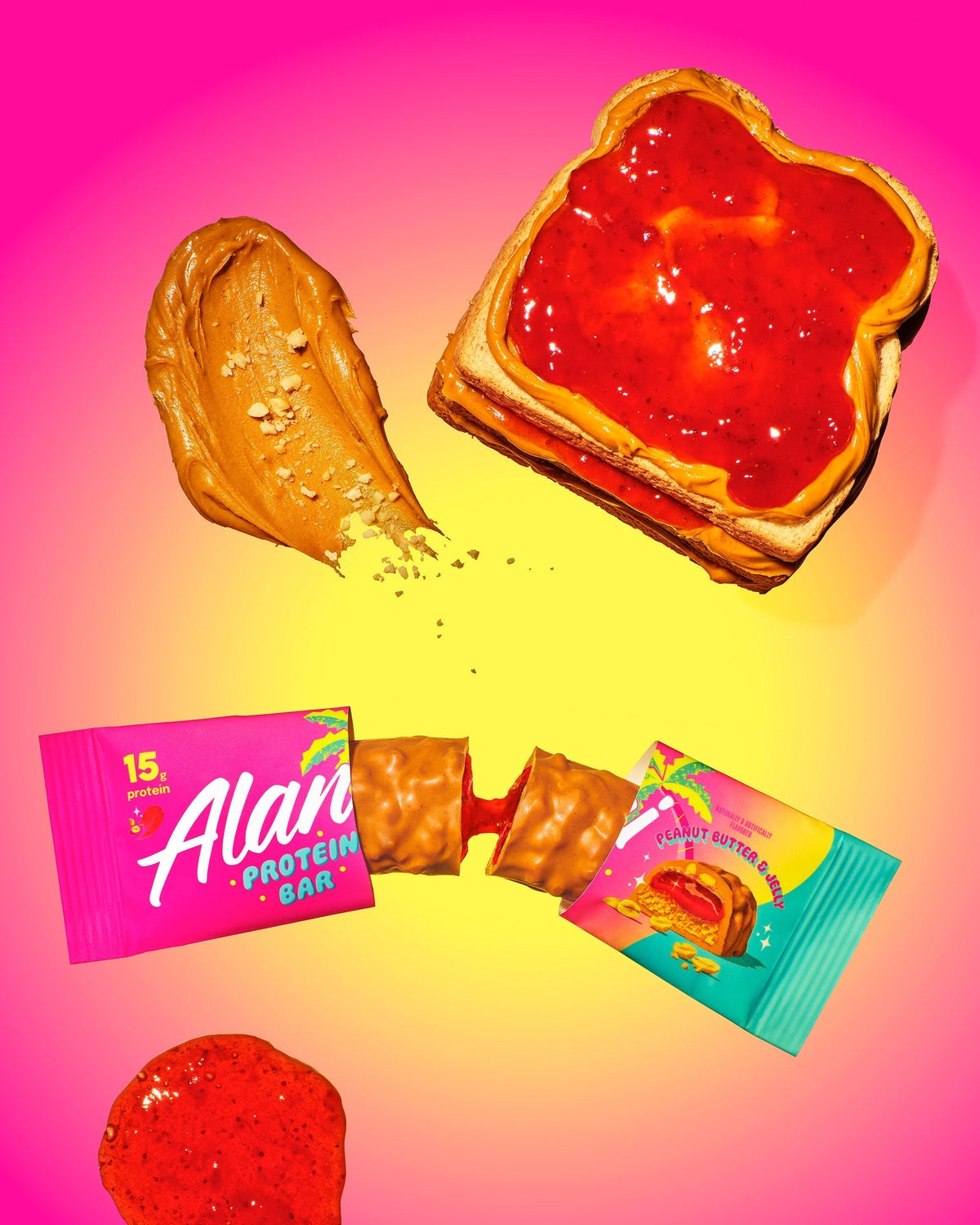Alani Nu Protein Bar - Peanut Butter & Jelly O2 - image 7