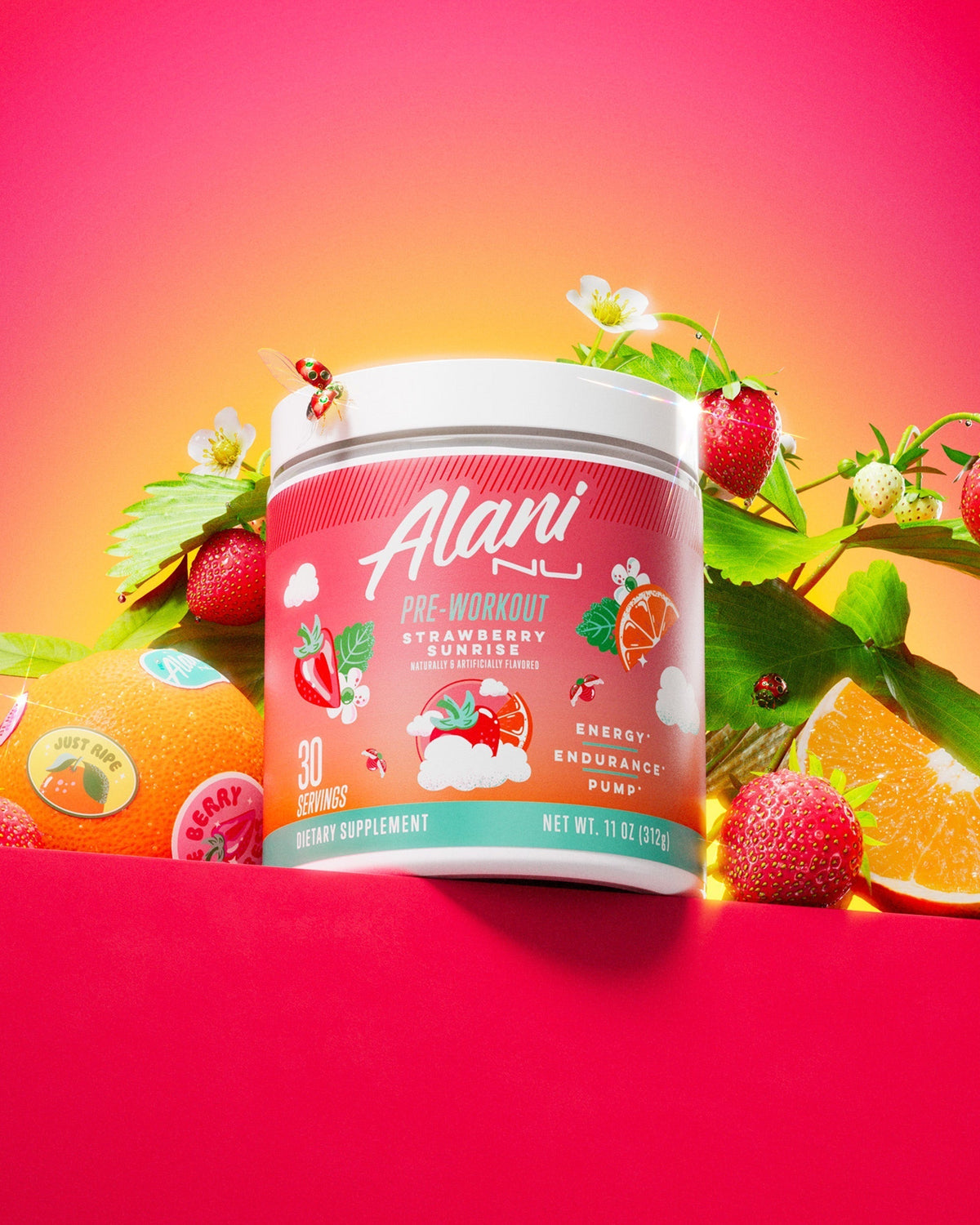 Alani Nu Pre-Workout - Strawberry Sunrise Z3 - image 5