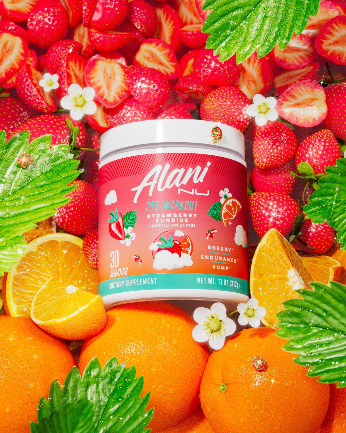 Alani Nu Pre-Workout - Strawberry Sunrise Z3 - image 4