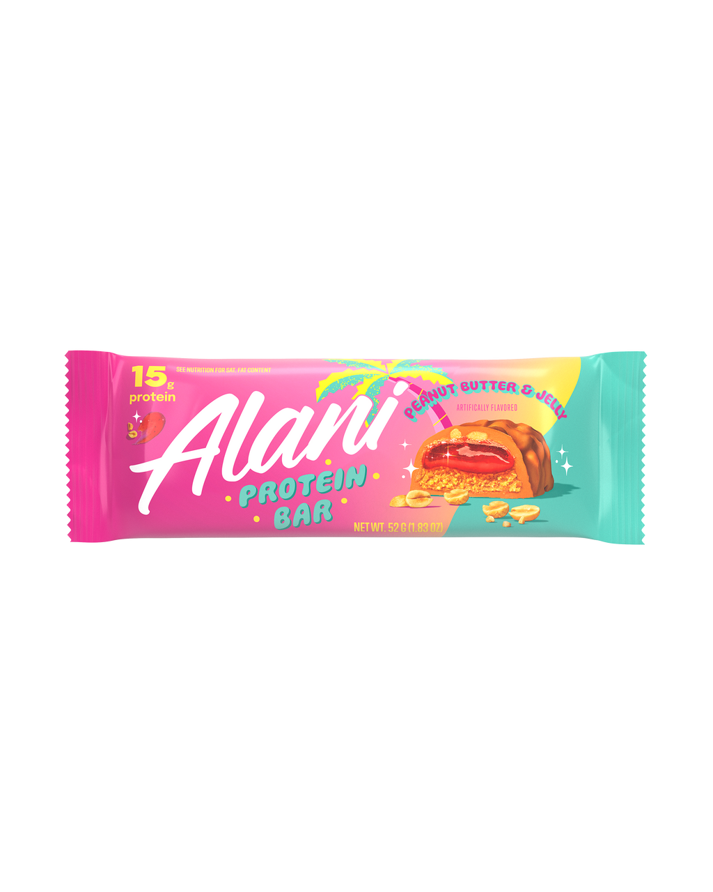 Alani Nu Protein Bar - Peanut Butter & Jelly O2 - image 2