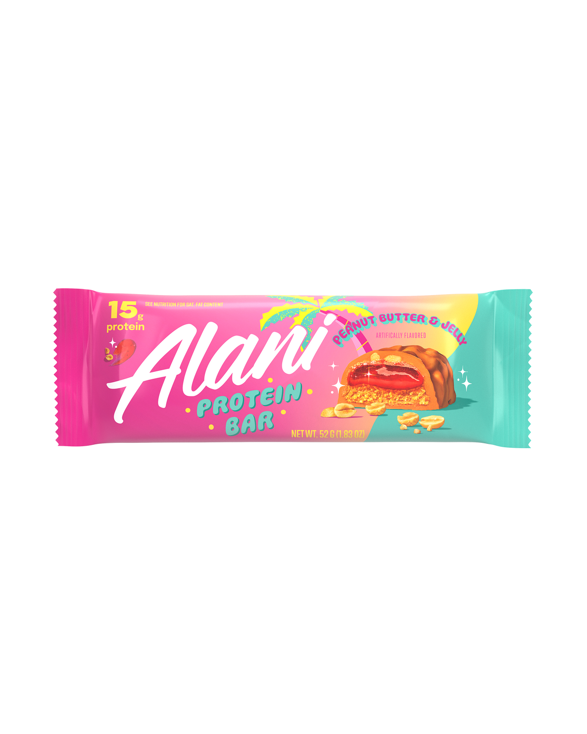 Alani Nu Protein Bar - Peanut Butter & Jelly O2 - image 2
