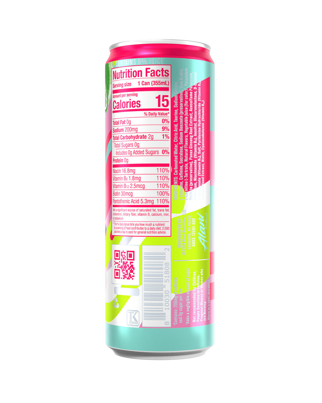 Alani Nu Energy Drink - Cherry Twist O4 - image 3