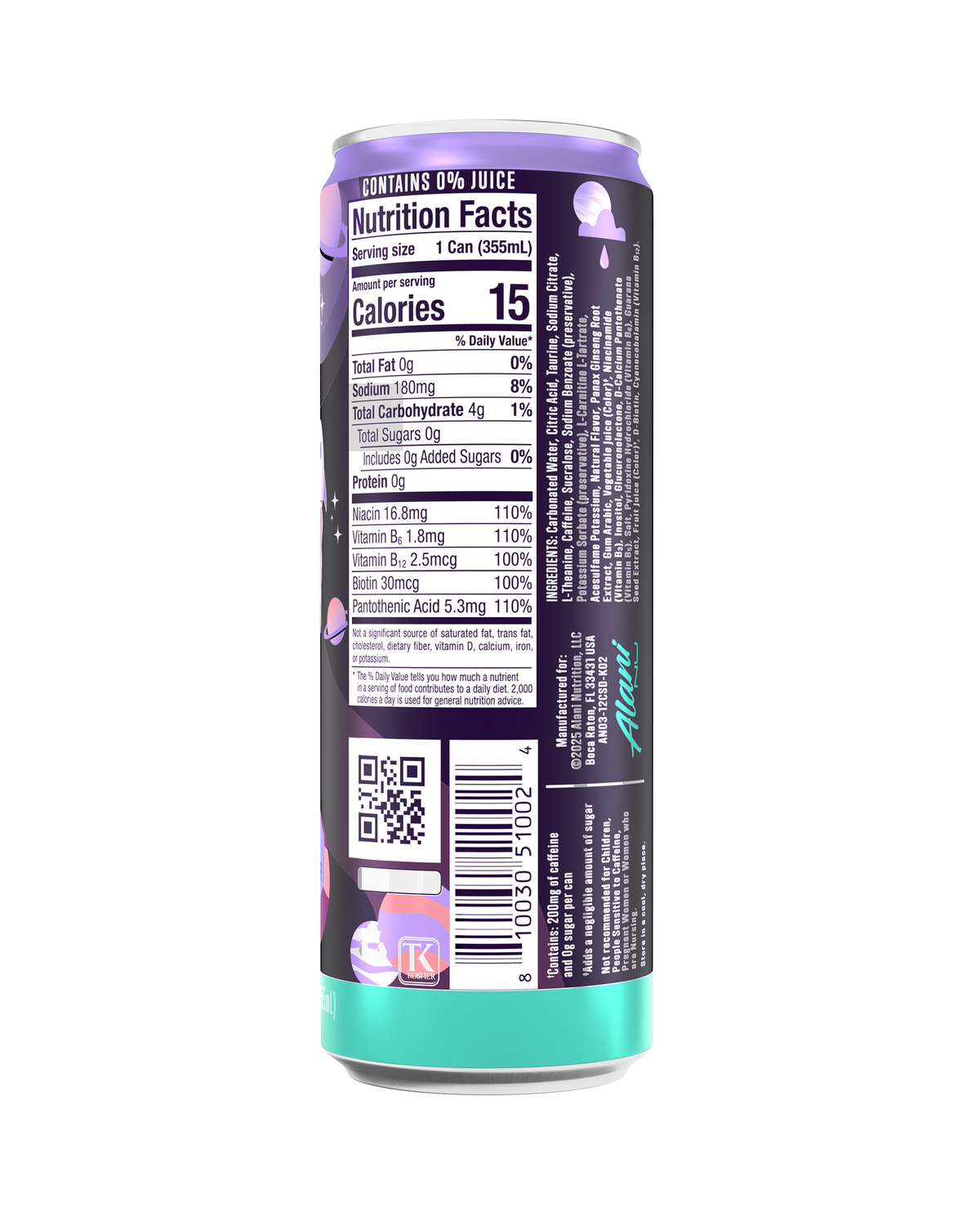 Alani Nu Energy Drink - Cosmic Stardust M2 - image 3