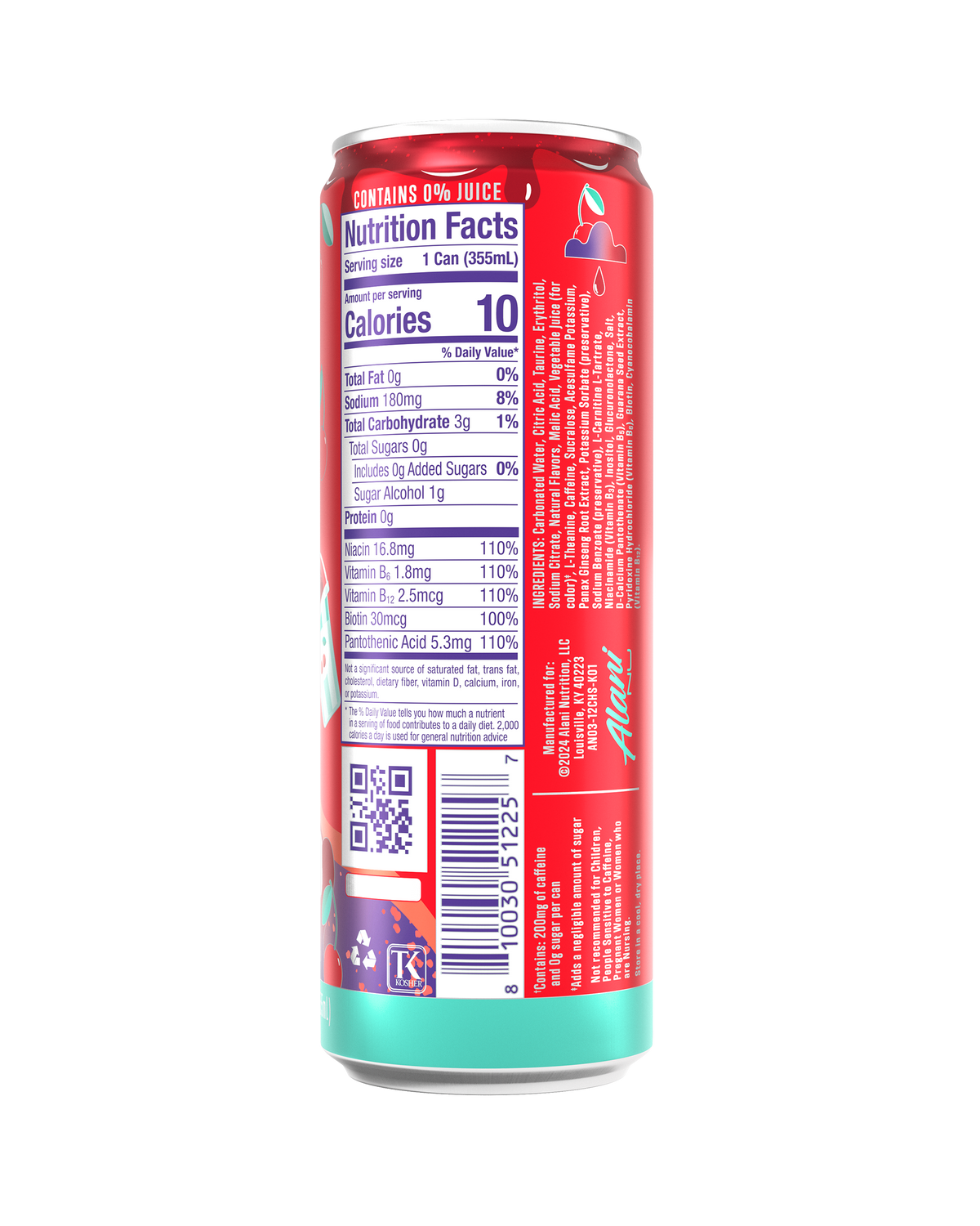 Alani Nu Energy Drink - Cherry Slush Z8 - image 3