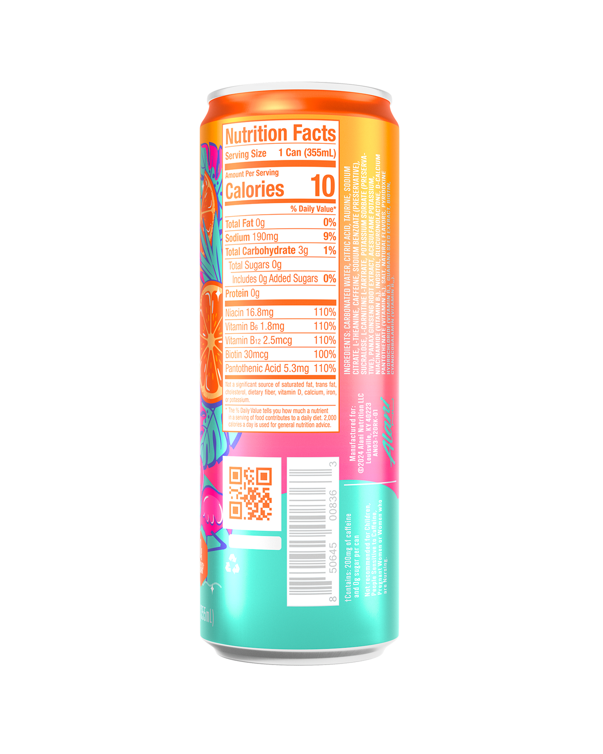 Alani Nu Energy Drink - Orange Kiss G7 - image 3