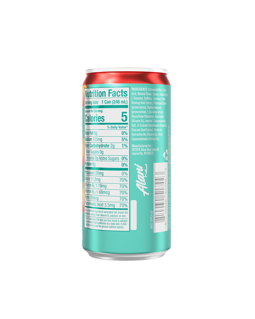 Alani Nu Mini Energy - Juicy Peach O7 - image 3