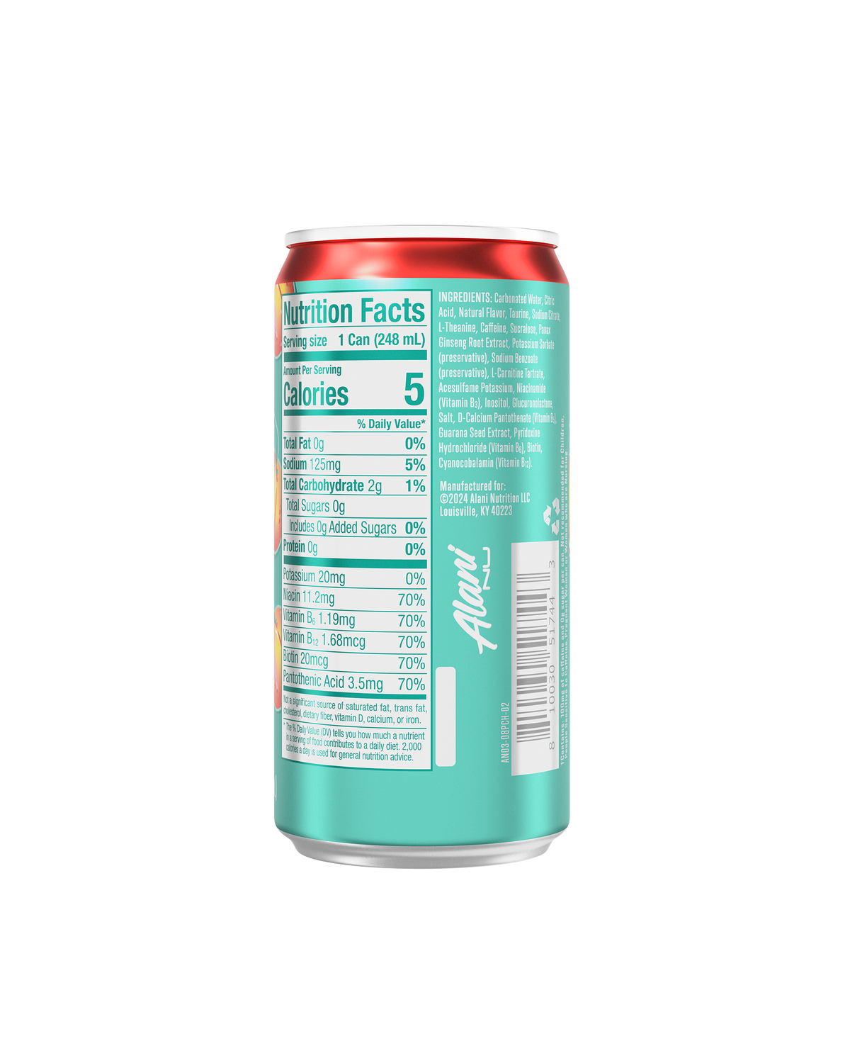 Alani Nu Mini Energy - Juicy Peach O7 - image 3